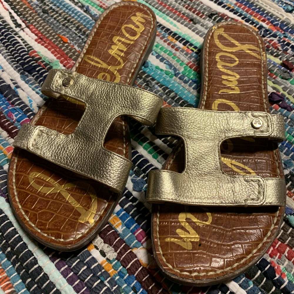 Sam Edelman Gold sandals size 10